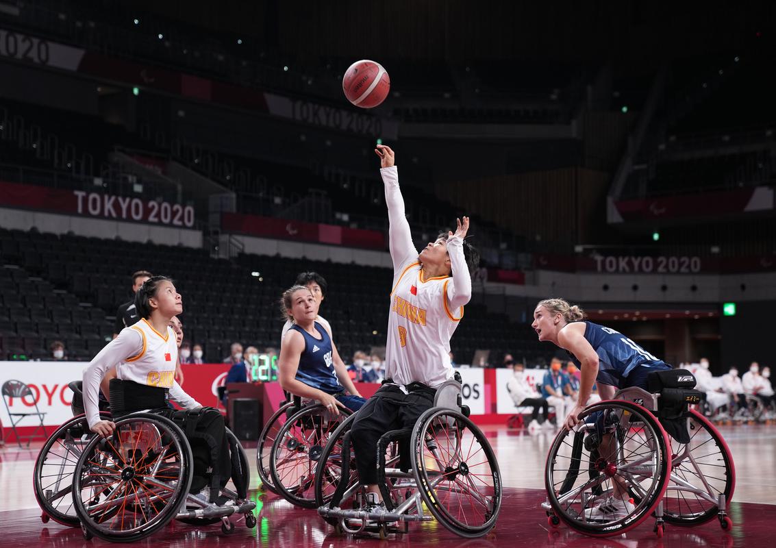 残奥轮椅篮球中国vs英国